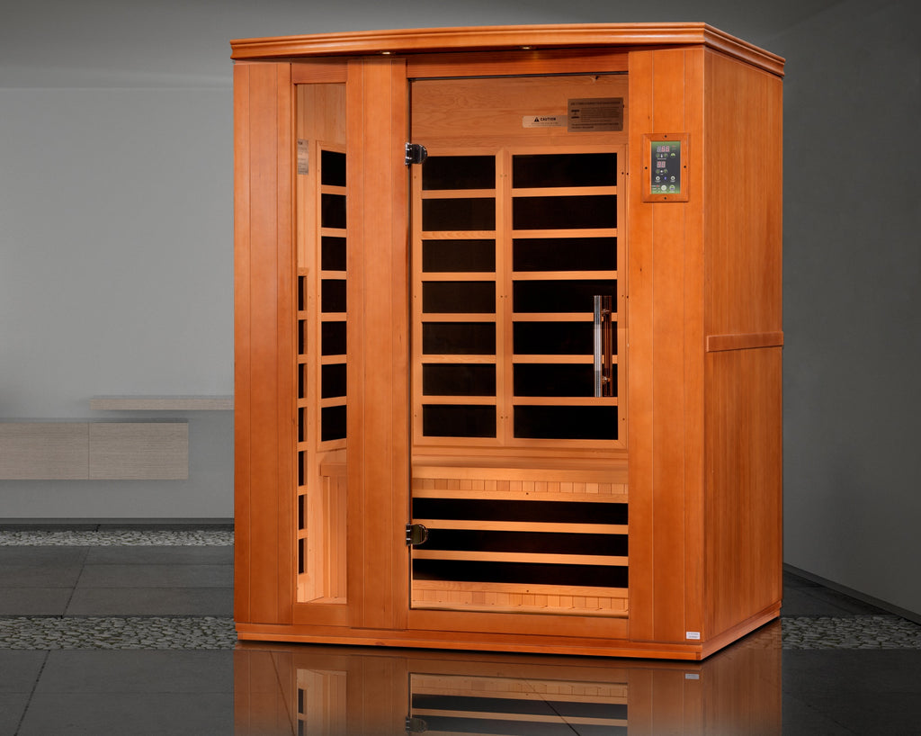 Dynamic "Lugano" 3 Person Low EMF Infrared Sauna