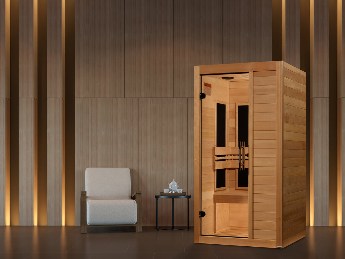 Maxxus S-Line Yoga 1 Person Low EMF Infrared Sauna